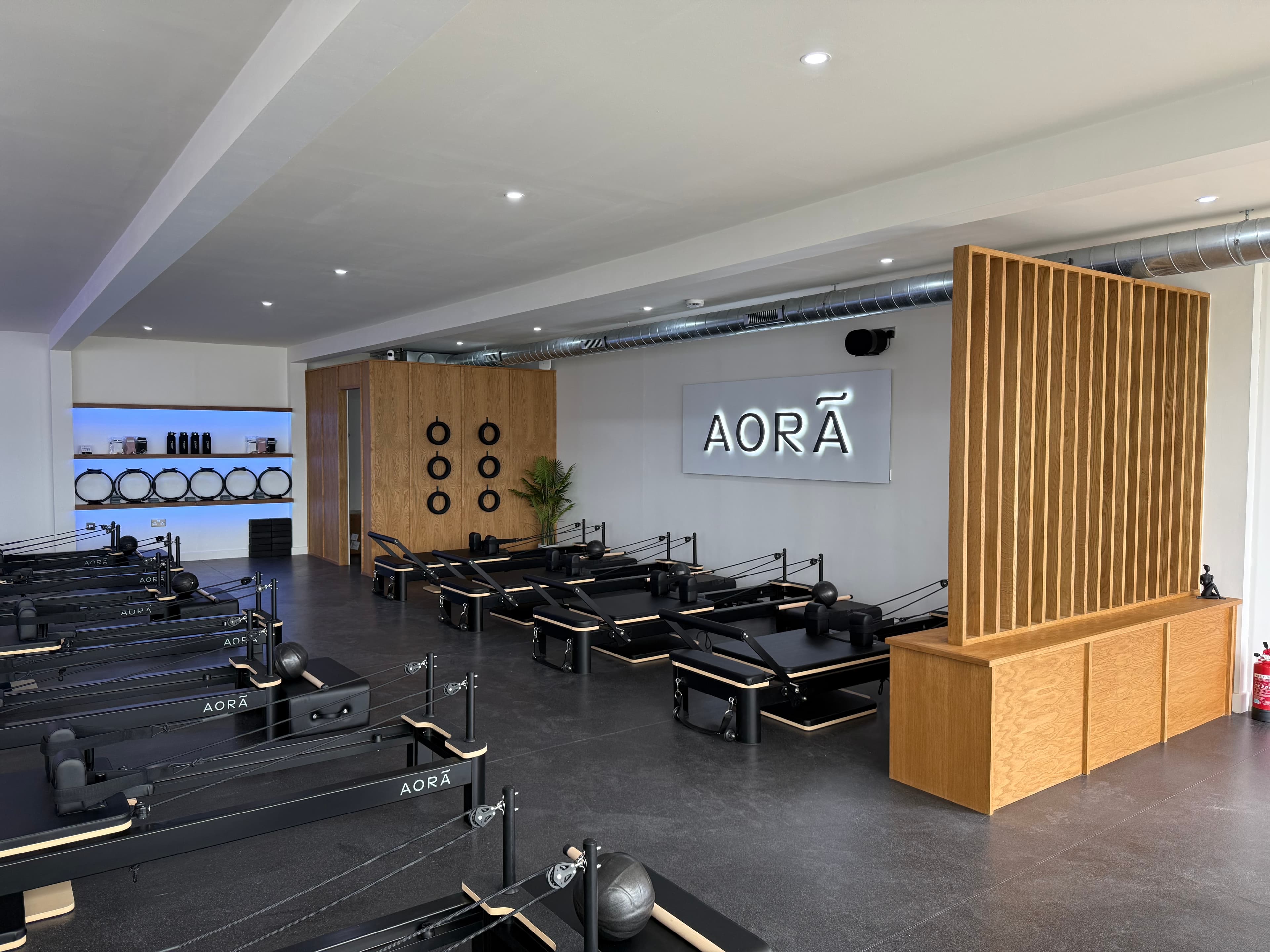 AORA Pilates studio interior - reformer pilates Bristol