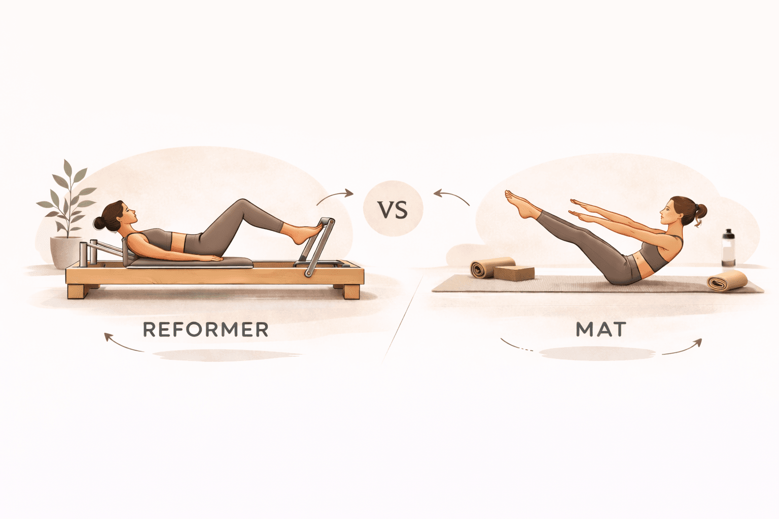 Reformer Pilates vs Mat Pilates: What is the Difference?